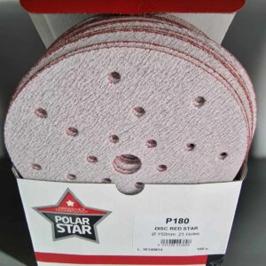 DISQUES ABRASIFS 21 TROUS | GRAINS 180 SEICAR